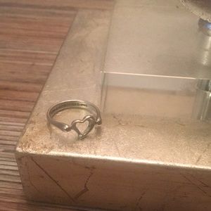Tiffany’s open heart ring